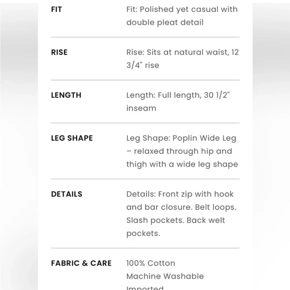 Loft Poplin Wide Leg Pants in Lemon Yellow - Picture 12 of 12